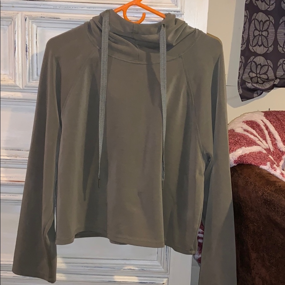 Olive Green Silky Joy Lab Hoodie